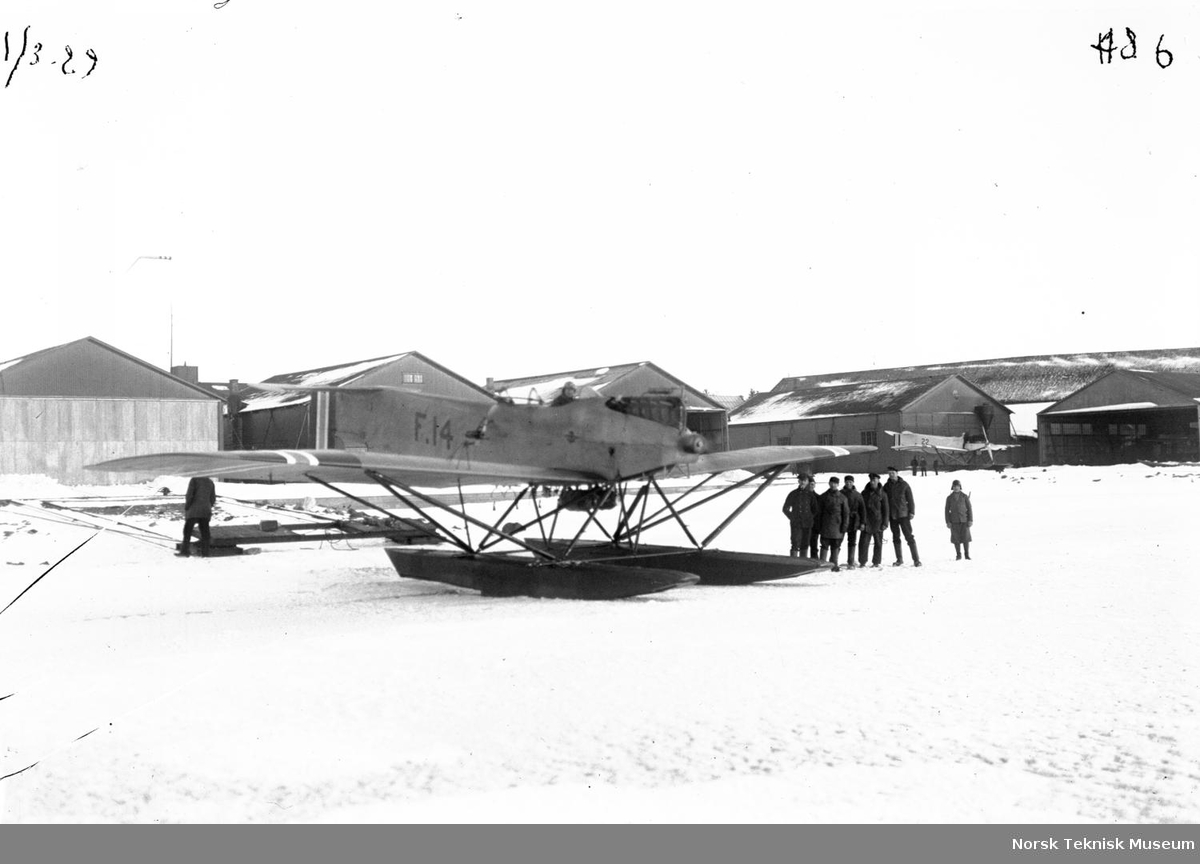 Hansa Brandenburg W 33 F 14 Pa Isen Drar Pa Isrekognosering I Skagerak Norsk Teknisk Museum Digitaltmuseum