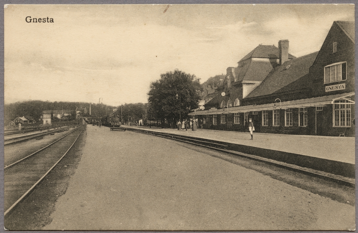 Gnesta station. Järnvägsmuseet / DigitaltMuseum