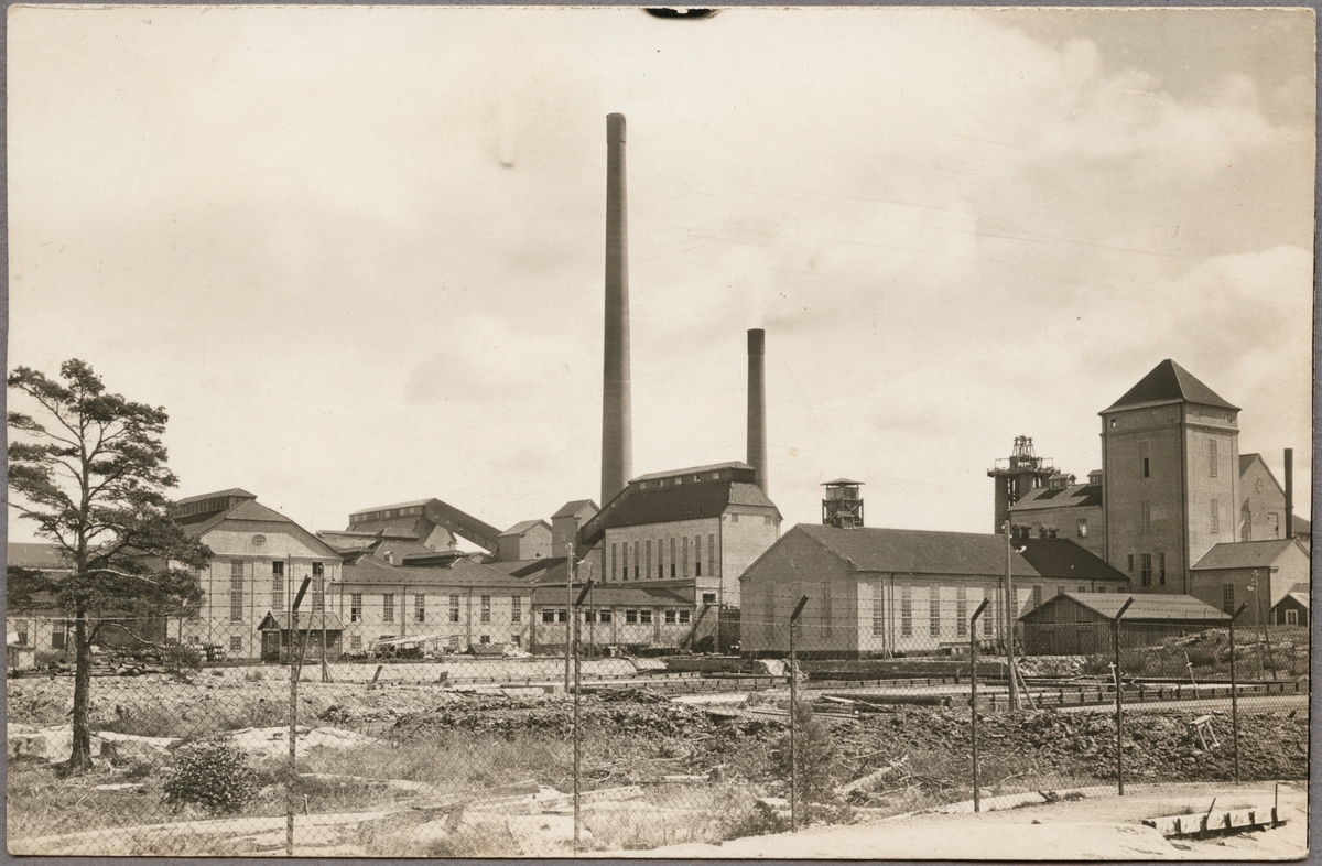 Skoghallsverken i Skoghall. - Järnvägsmuseet / DigitaltMuseum