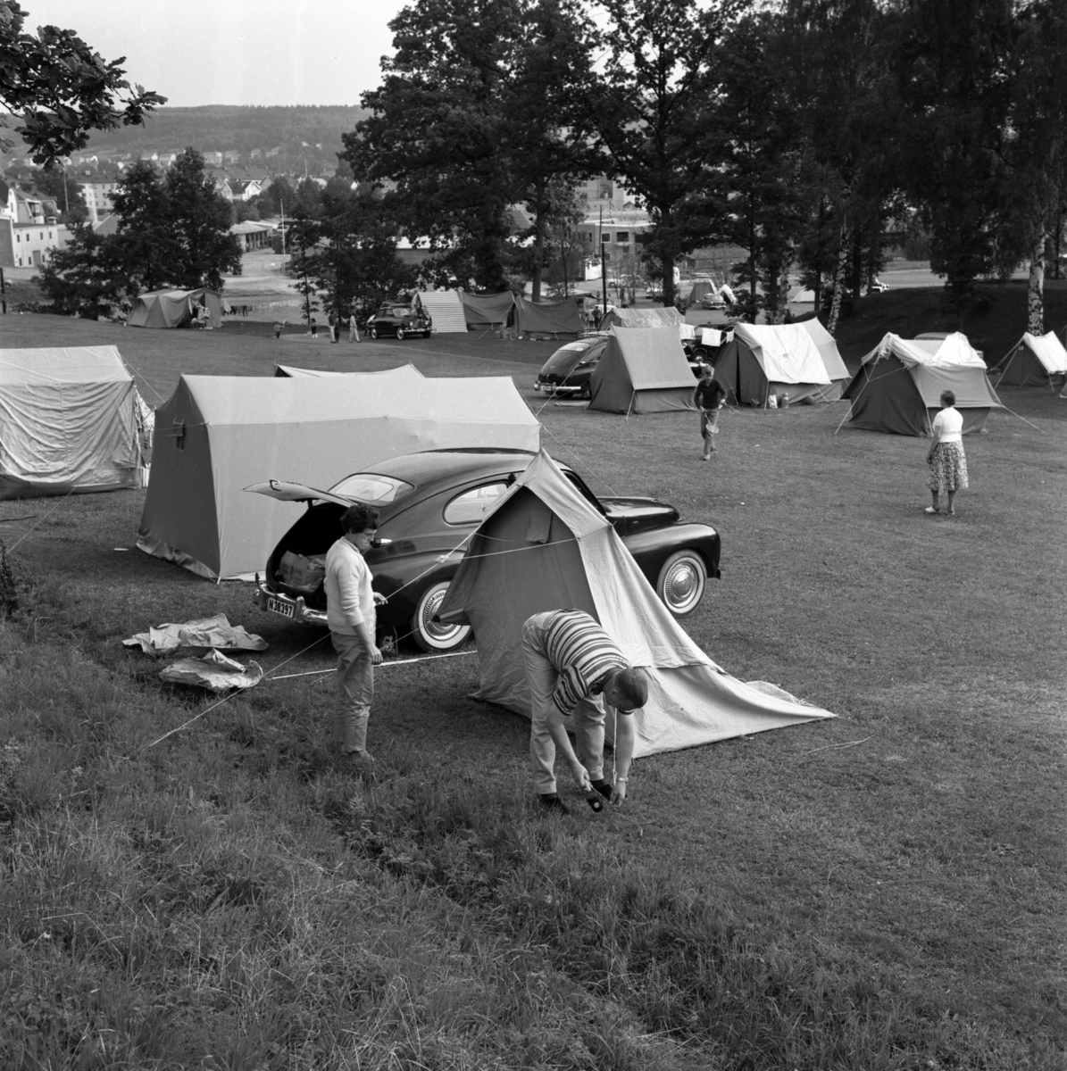 Huskvarna campingplats vid Kidrons park i Huskvarna. - Jönköpings läns ...